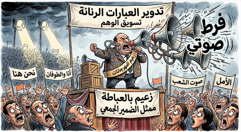 خطباء مهرجانات فرط صوتي وزعماء بالعباطة